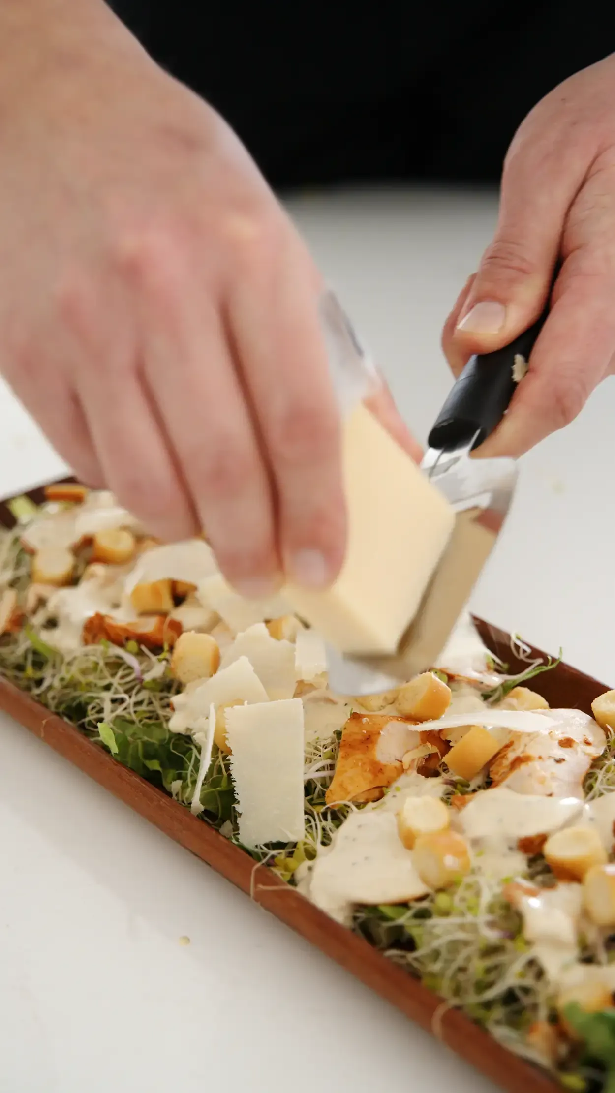 forenklet caesar salat — steg 4