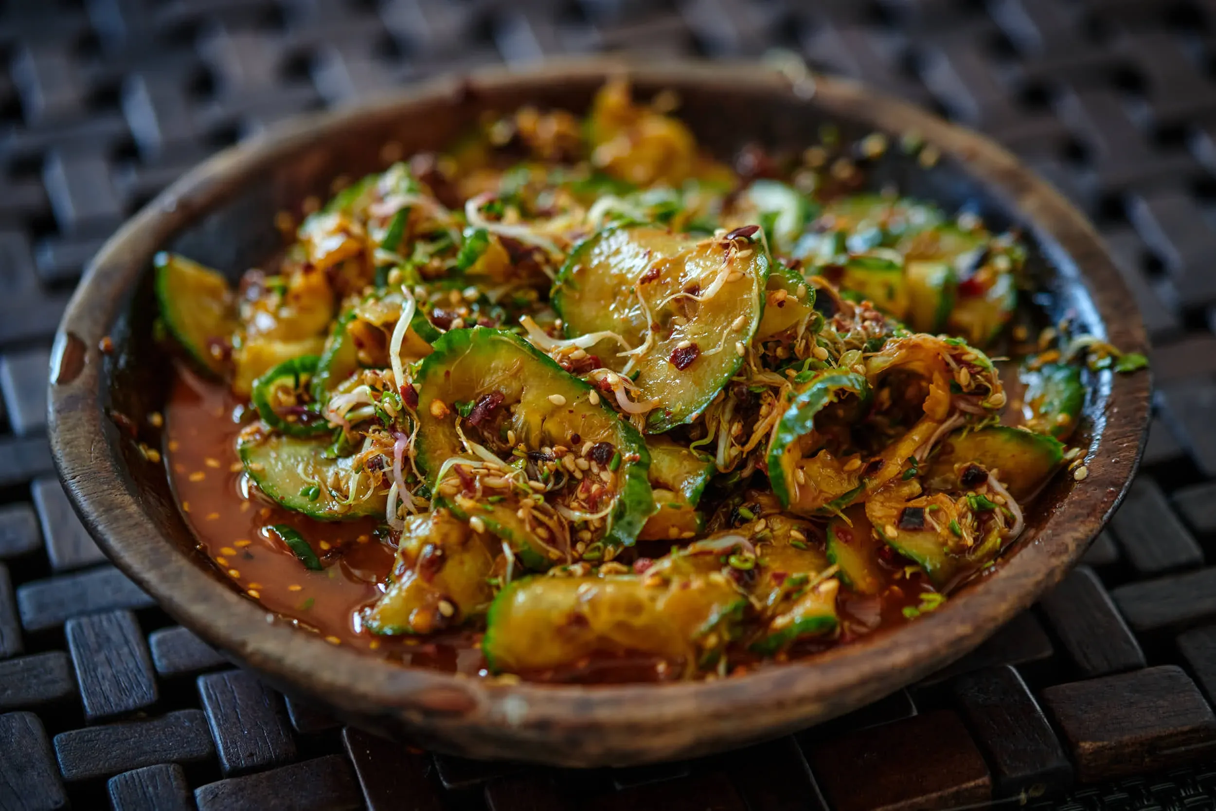Spicy agurksalat