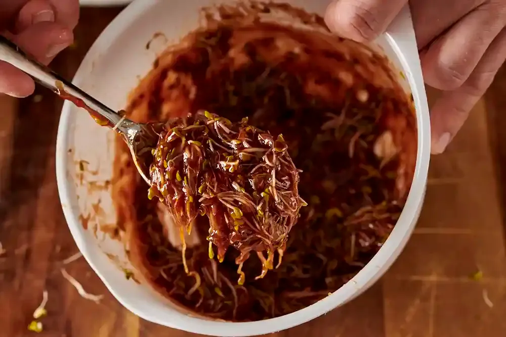 spicy-bbq burger — steg 2