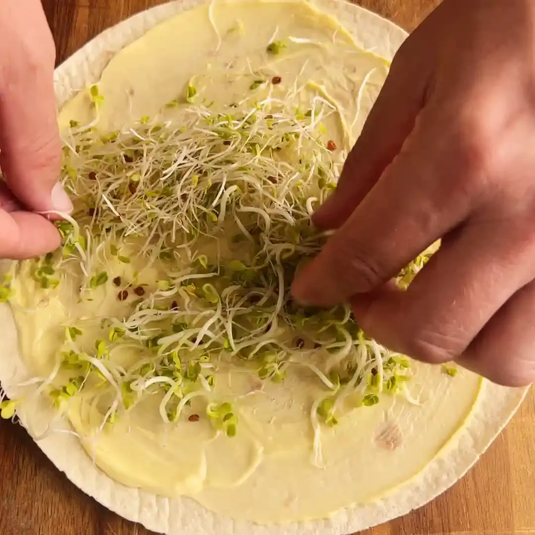Salami Wrap — steg 4