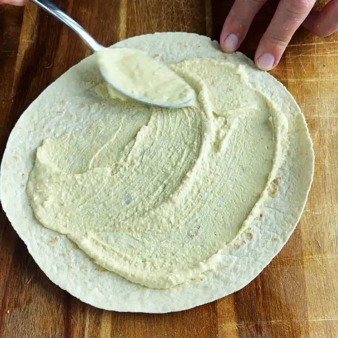 Vegansk vitamin wrap — steg 5