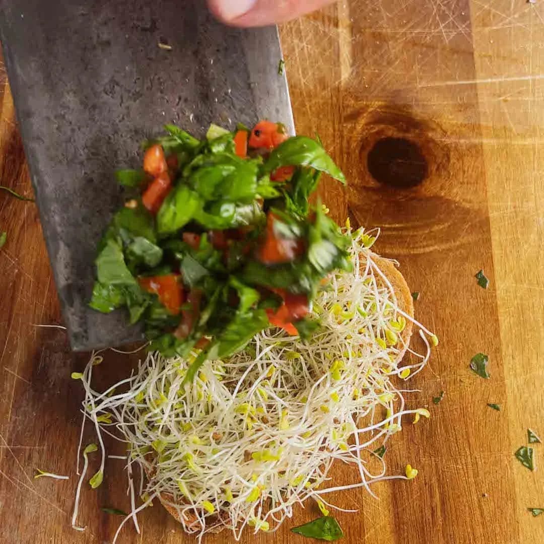 Bruschetta — steg 7