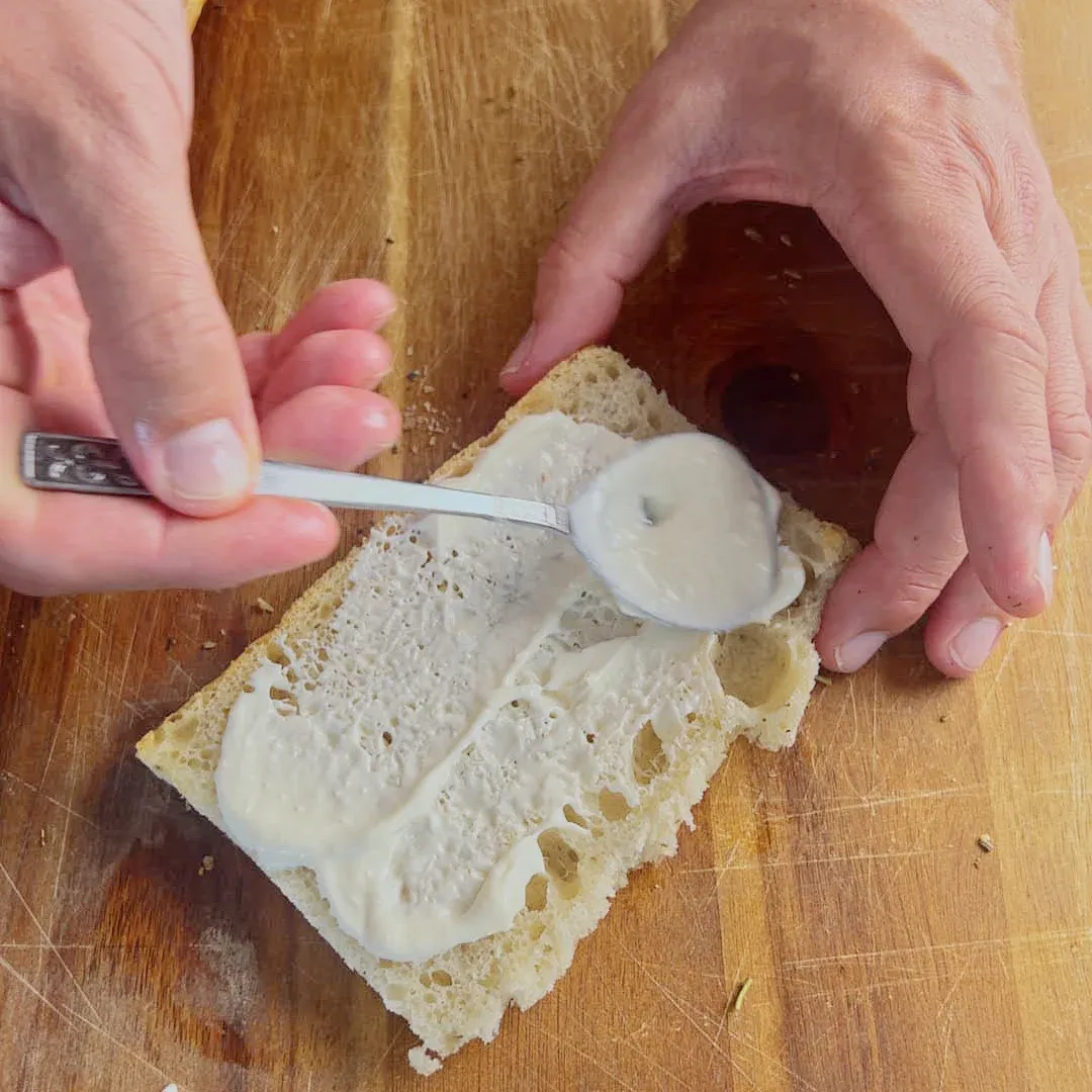 Spekeskinke smørbrød — steg 3