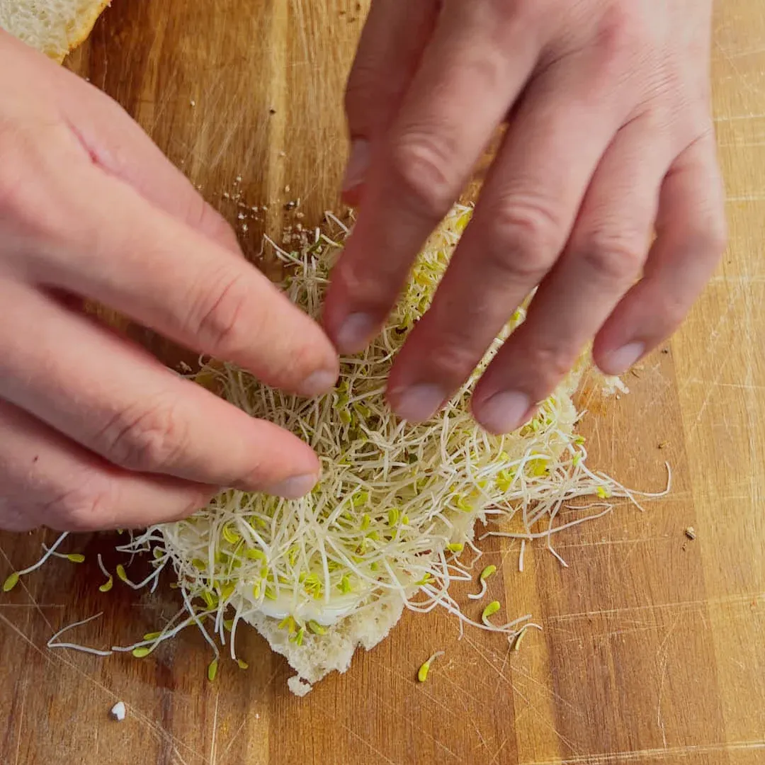 Spekeskinke smørbrød — steg 4