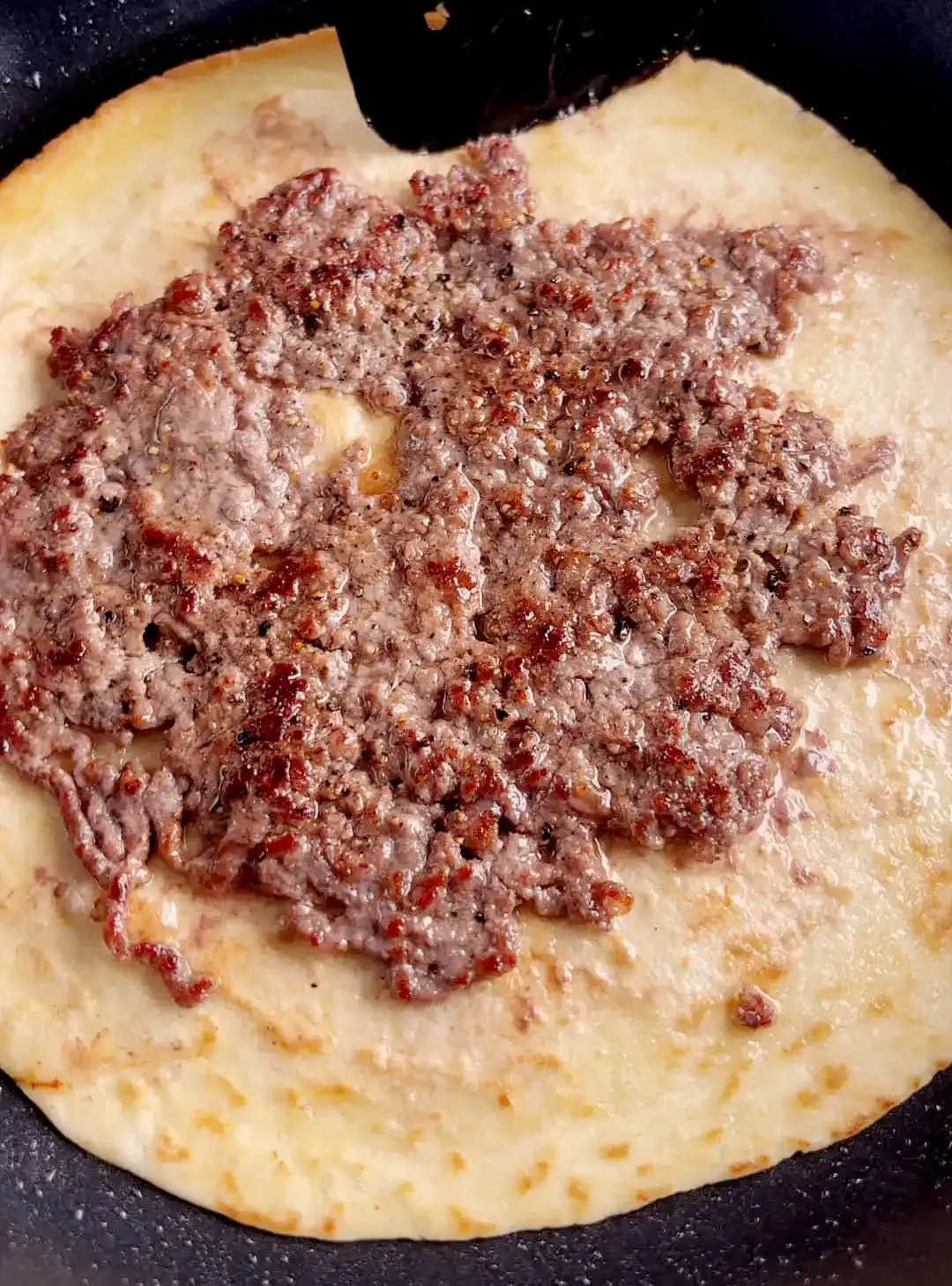 Bigmac crunch wrap — steg 6