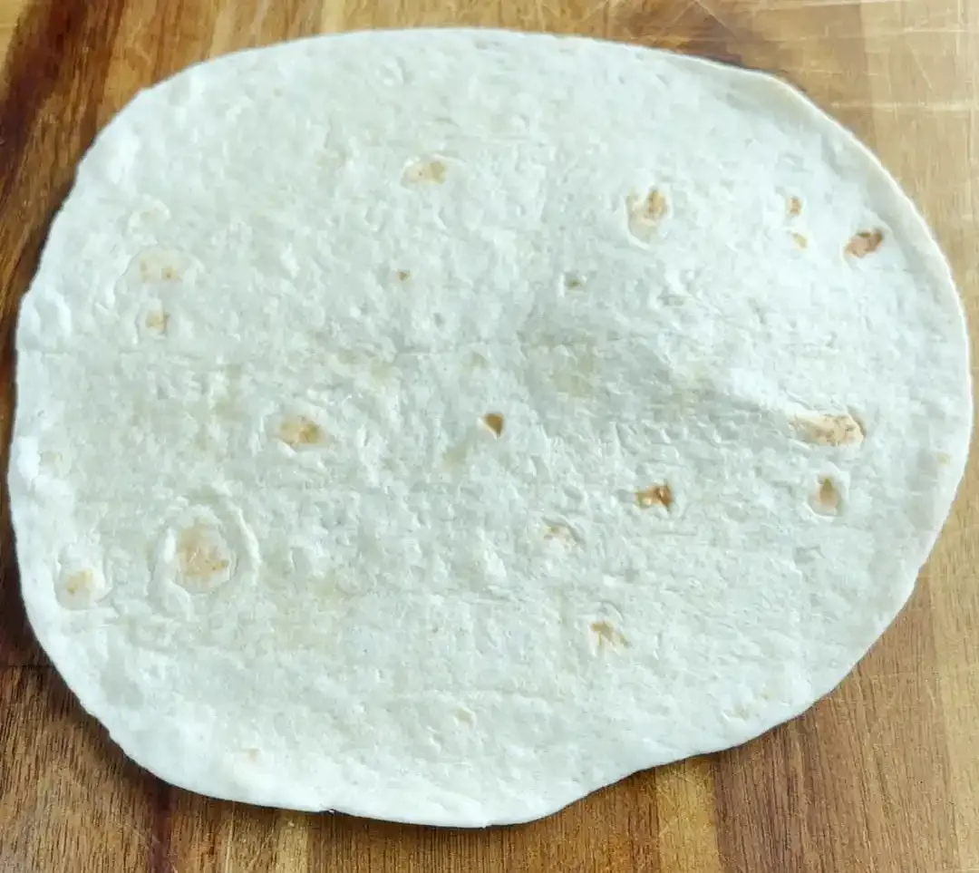Roastbiff wrap — steg 1