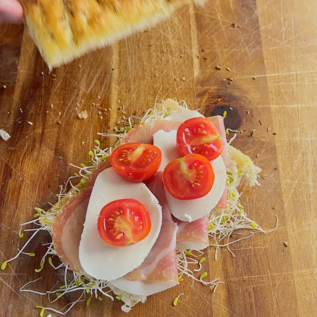 Spekeskinke smørbrød — steg 8
