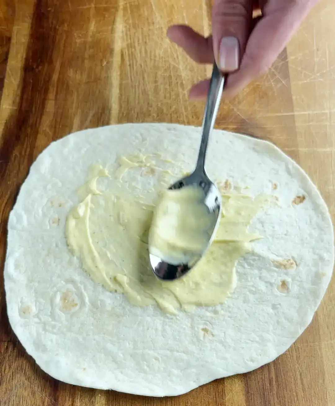 Roastbiff wrap — steg 2