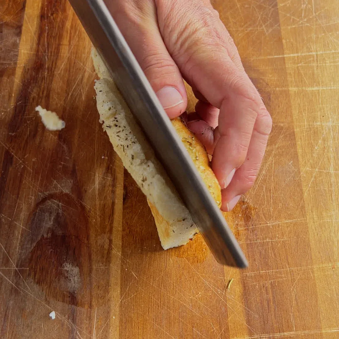 Spekeskinke smørbrød — steg 1