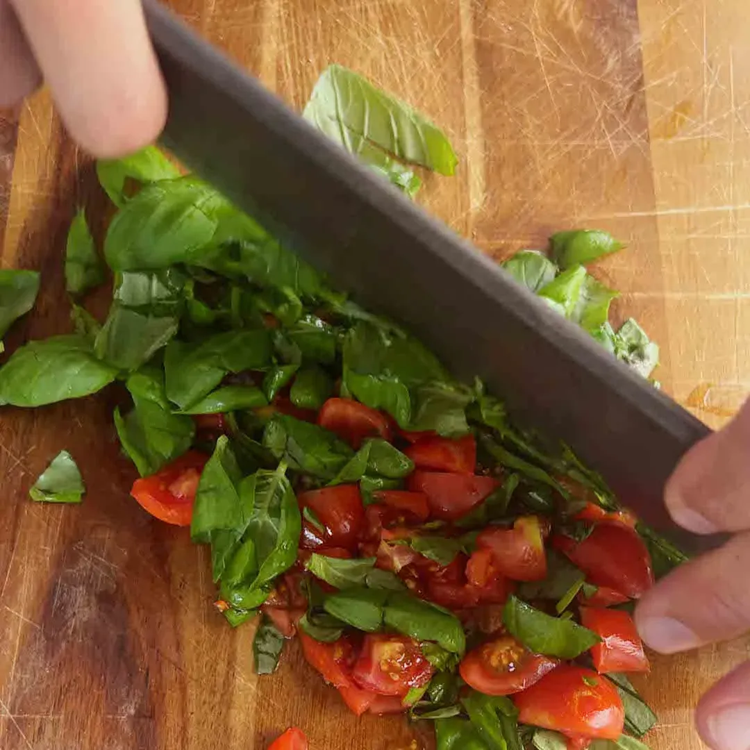 Bruschetta — steg 5