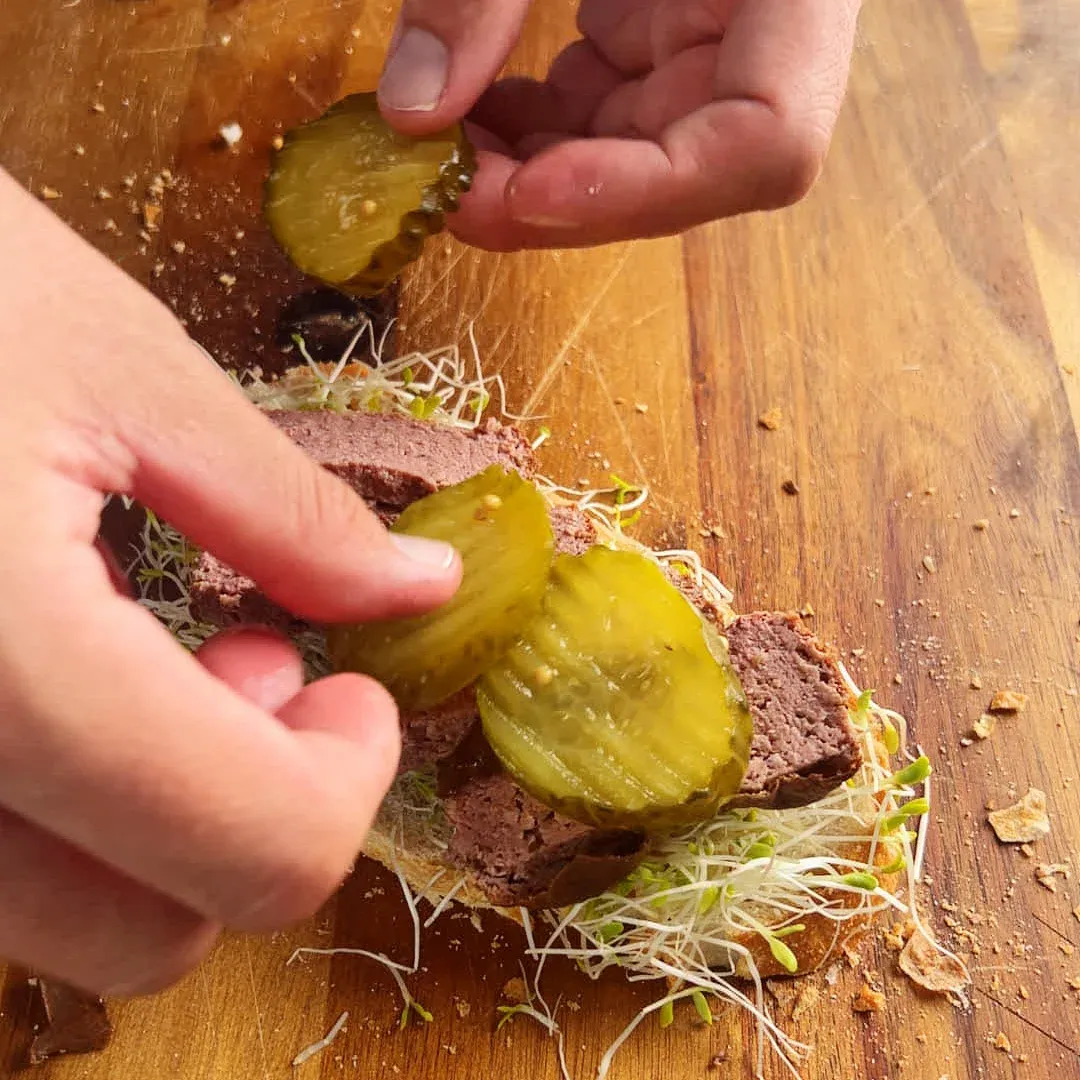 Leverpostei smørbrød — steg 5