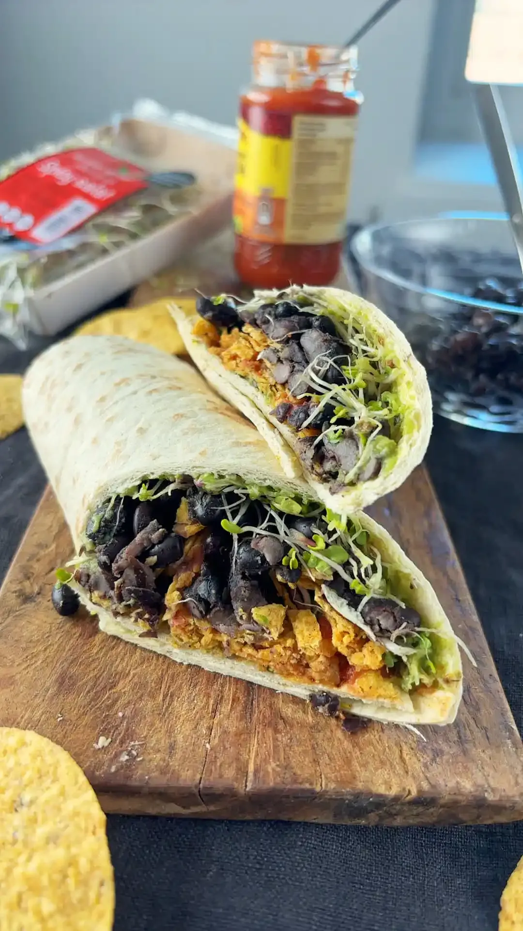 Vegansk Taco Wrap — steg 8