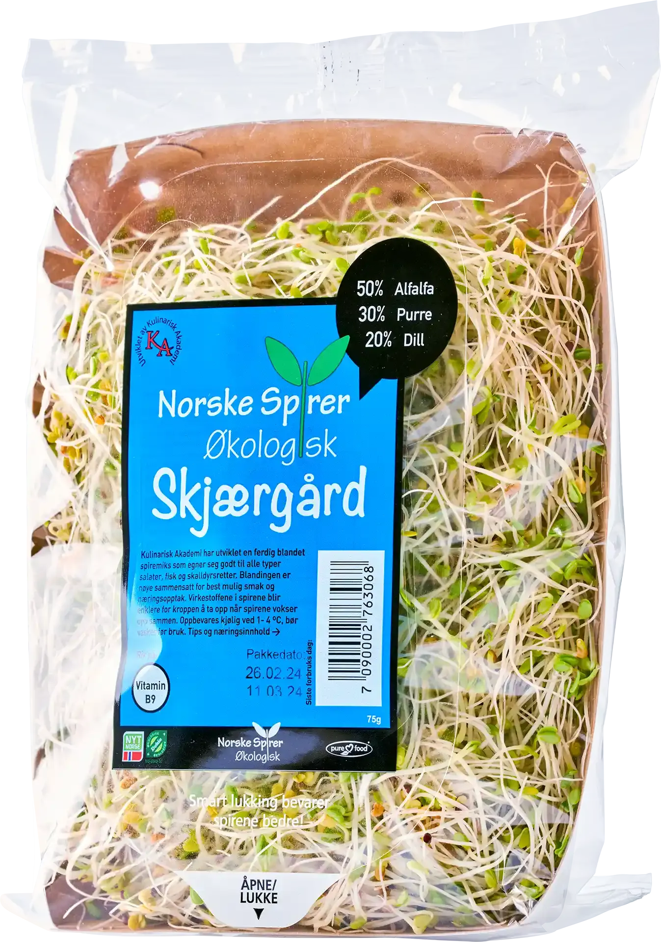 Skjægård — spirepakke