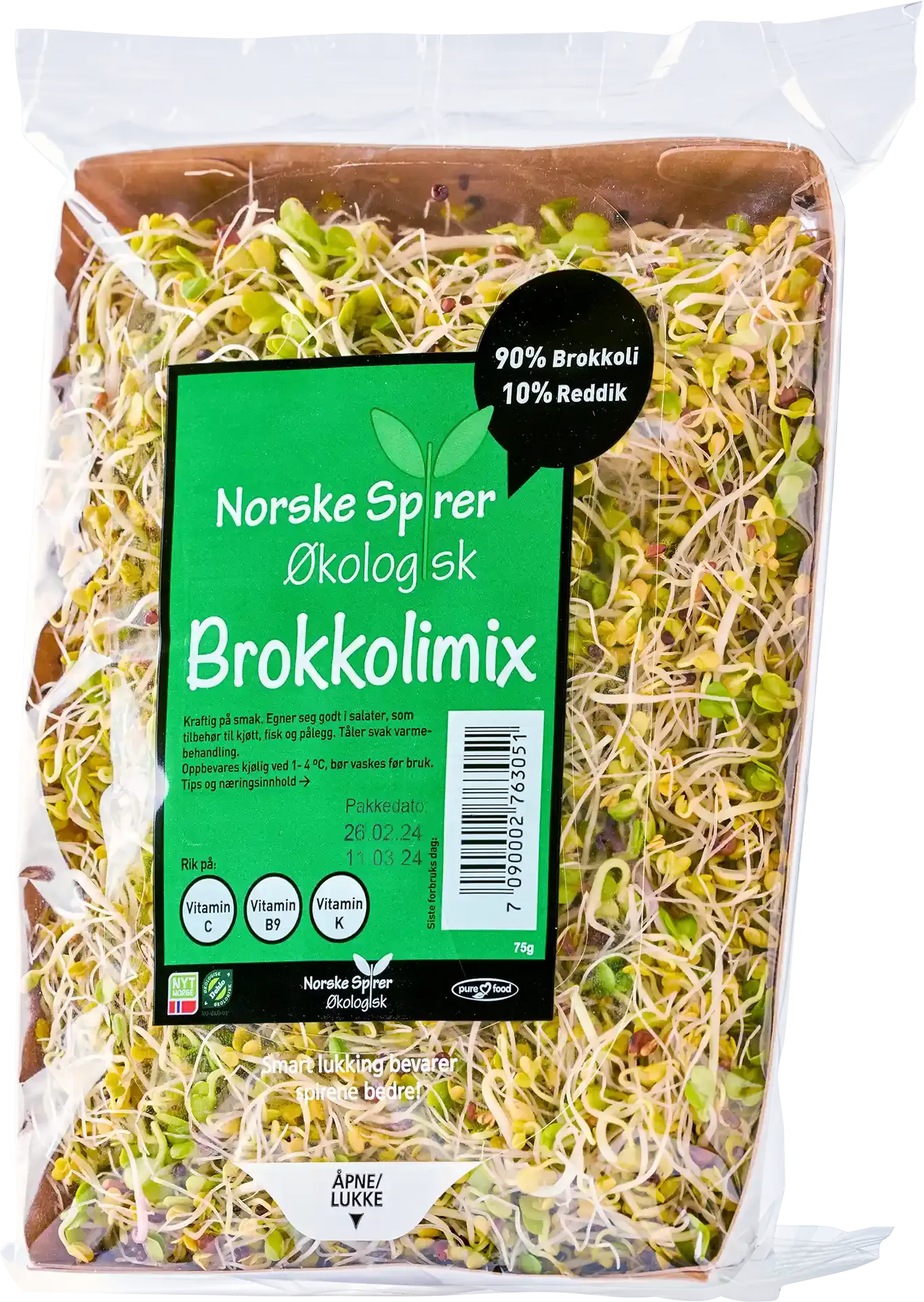 Brokkolimix — spirepakke