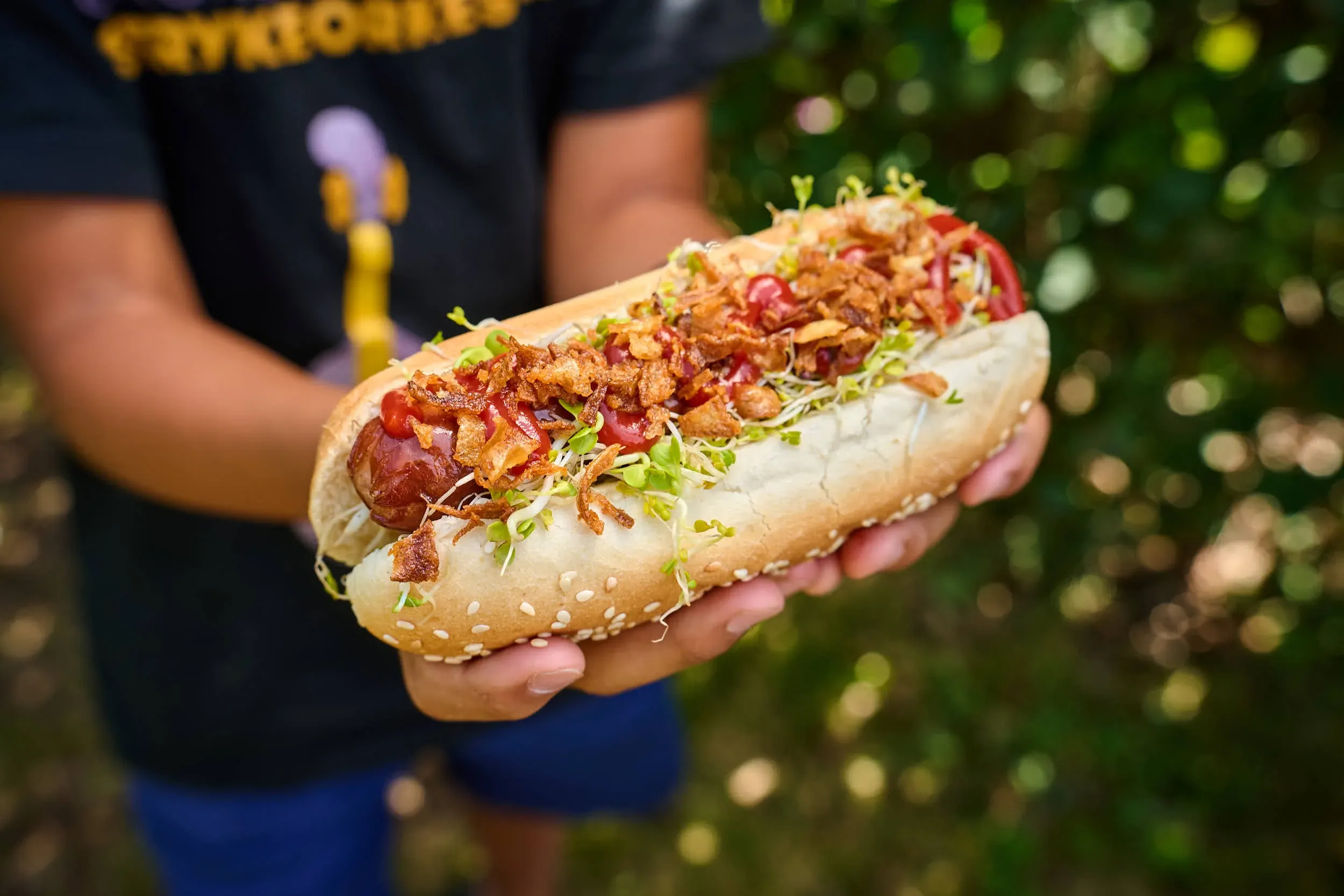 Barnepølse (kamuflert brokkoli)