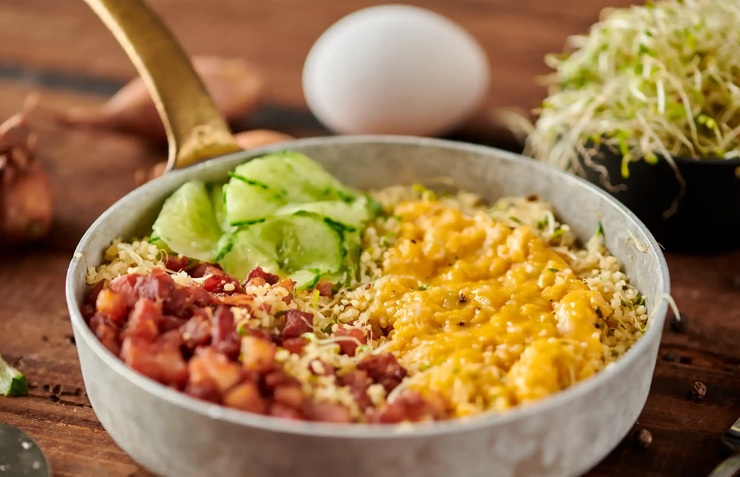 egg & bacon bowl