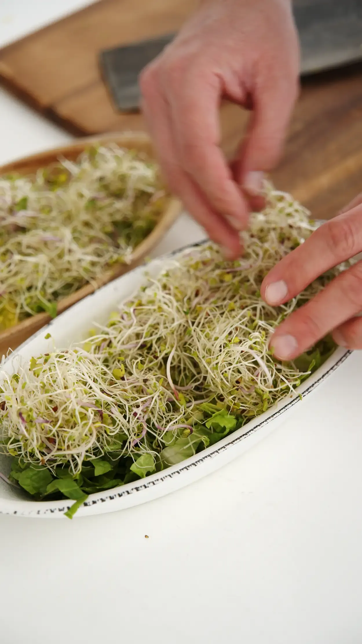 vegansk tacosalat — steg 4