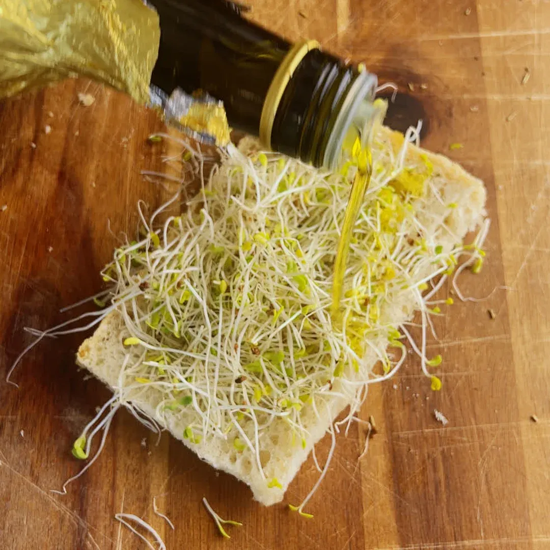 Caprese smørbrød — steg 3